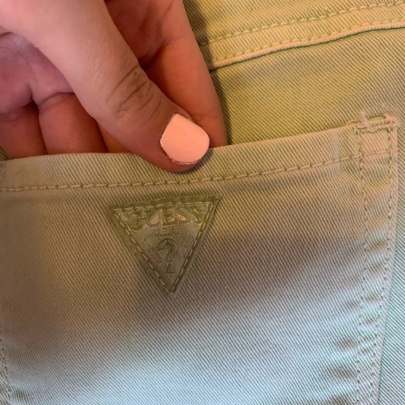 Guess pale green jeans - Picture 3 of 5